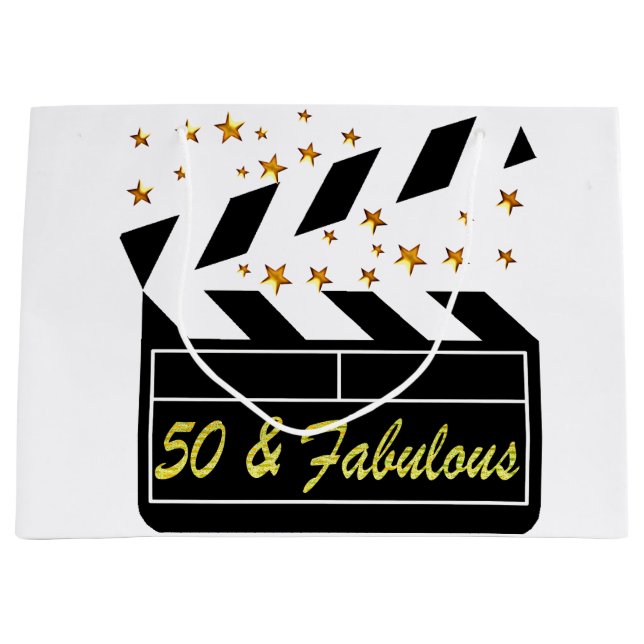 50 YR ALTER FILMSTAR GROßE GESCHENKTÜTE (Vorderseite)