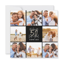 50 zum Geburtstag eines guten silbernen schwarzen 