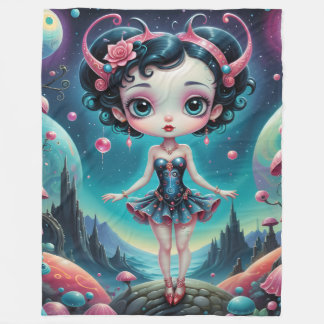 50er Alien Fantasty Fleecedecke