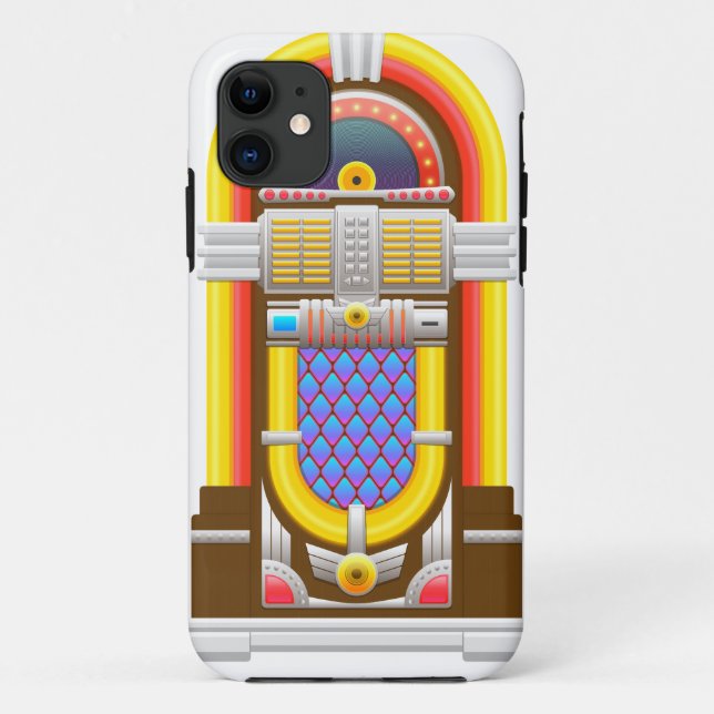 50er altmodische Jukebox Case-Mate iPhone Hülle (Rückseite)