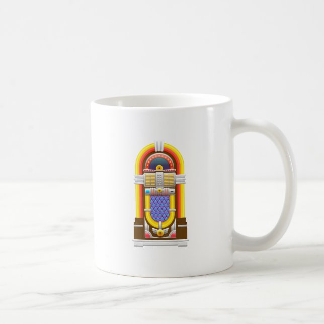 50er altmodische Jukebox Tasse (Rechts)