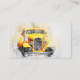 50er Classic Car Automotive Business Card Visitenkarte