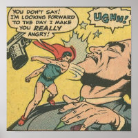 50er Comic Super hero Vintage Comicen Goldenes Zei