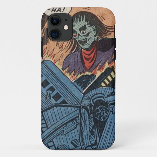 50er Horror Comic | Bestes Geschenk für Comicen Li Case-Mate iPhone Hülle (Rückseite)