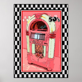 50er Jukebox Poster