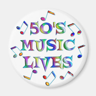 50er Music Lives Magnet