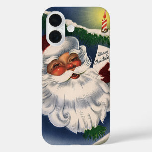 50er Retro Jolly Santa Claus, Weihnachtsfeiertage iPhone 16 Hülle