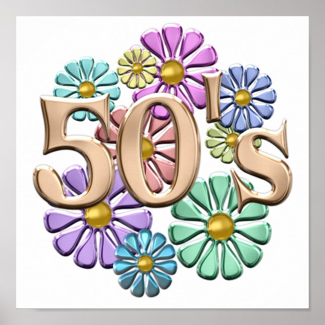 50er Retro Poster (Vorne)