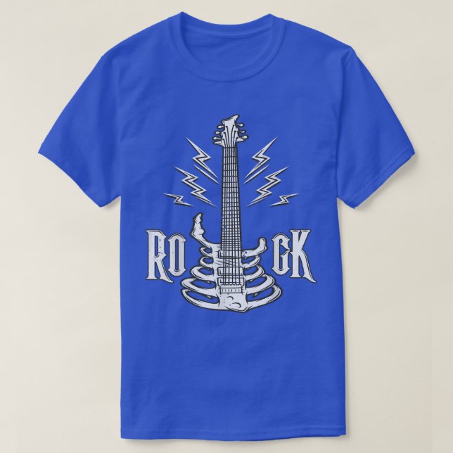 50er Rockabilly Sock Hop Skeleton Rock'n'Roll der  T-Shirt (Design vorne)