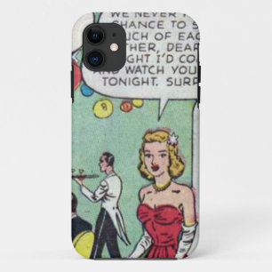 50er Romantisches Comic Case-Mate iPhone Hülle