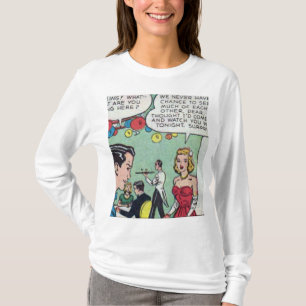 50er Romantisches Comic T-Shirt