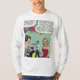 50er Romantisches Comic T-Shirt