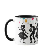 50er Sock-Hop-Jukebox-Party