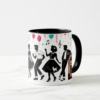 50er Sock-Hop-Jukebox-Party Tasse