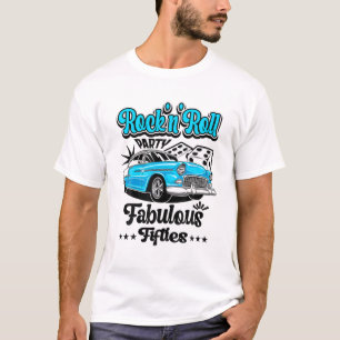 50er Sock Hop Kostüm Rock and Roll Greaser 1950S  T-Shirt
