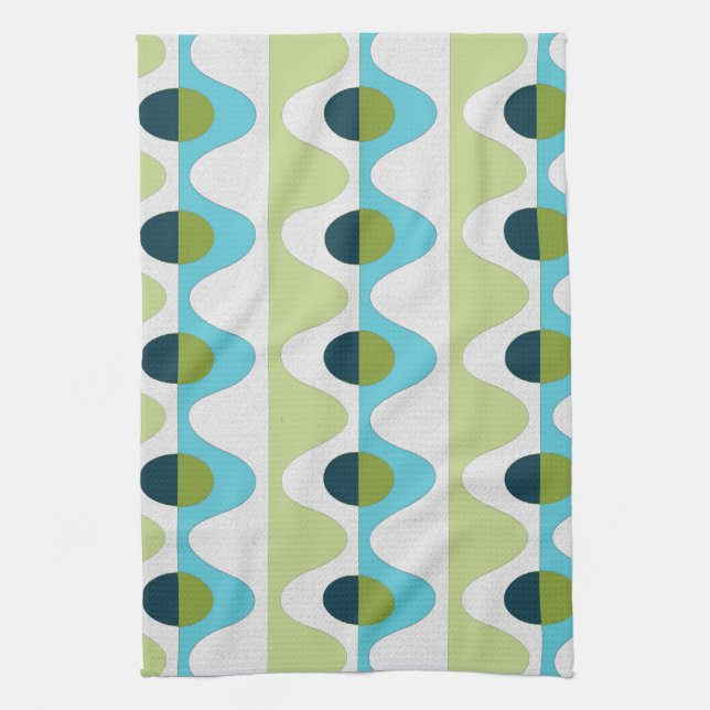 50er Style Retro Tee Handtuch Set (3) (Vertikal)