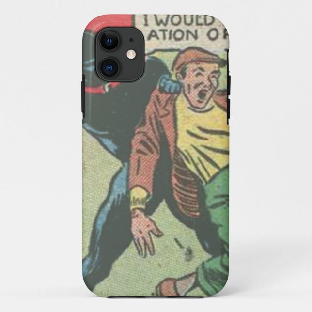 50er Superhero Comic | Bestes Geschenk für Comicen Case-Mate iPhone Hülle (Rückseite)