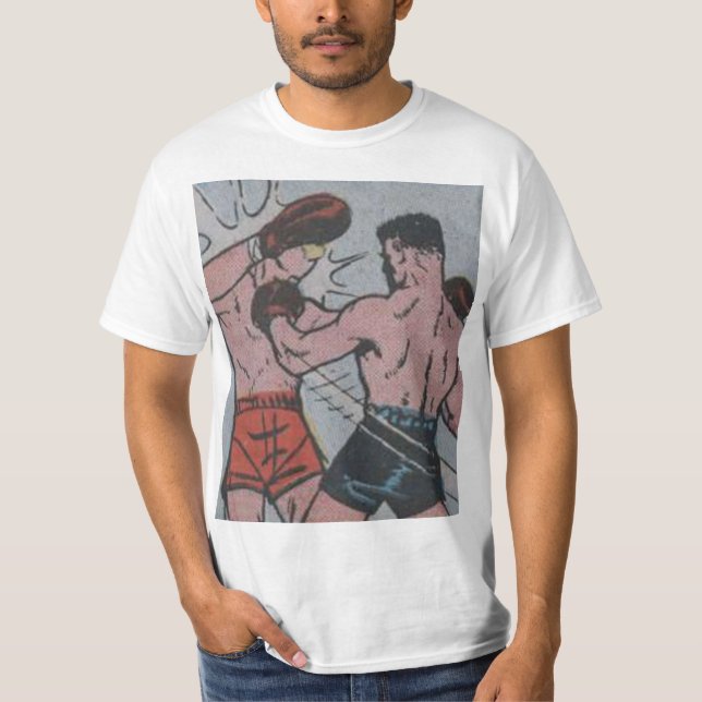 50er Vintages Comic Buch T-Shirt (Vorderseite)
