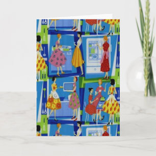 50's Housewife Design Karte