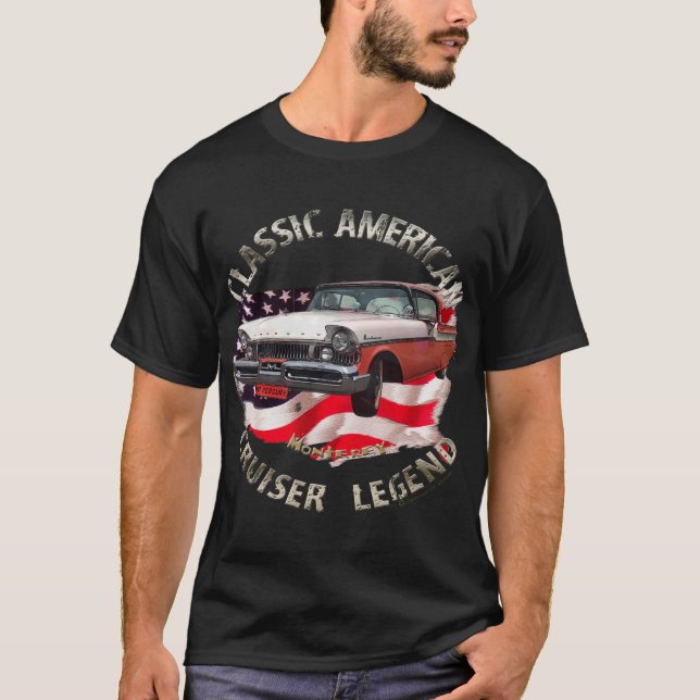 50s Monterey Mercury american classic cruiser 1957 T-Shirt (Vorderseite)