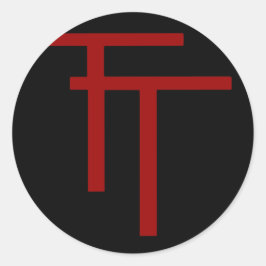 50t Uhr Infantry Division Runder Aufkleber