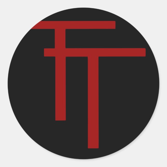 50t Uhr Infantry Division Runder Aufkleber (Vorderseite)