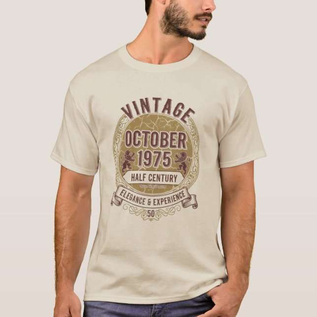 50th Anniversary Vintage October 1975 –Exception T-Shirt (Vorderseite)