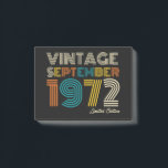 50th Birthday Vintage September 1972 Limited Edtn. Post-it Klebezettel<br><div class="desc">50th Birthday Vintage September 1972 Limited Edtn.</div>