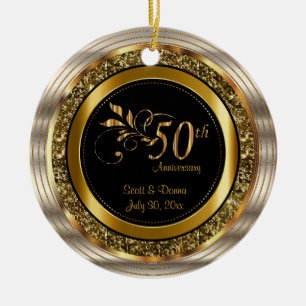 50th Golden Anniversary Keramik Ornament