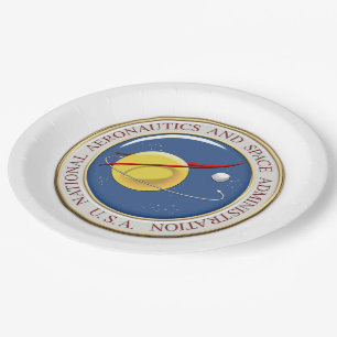 [510] NASA-Emblem [3D] Pappteller