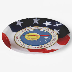 [510] NASA-Emblem [3D] Pappteller