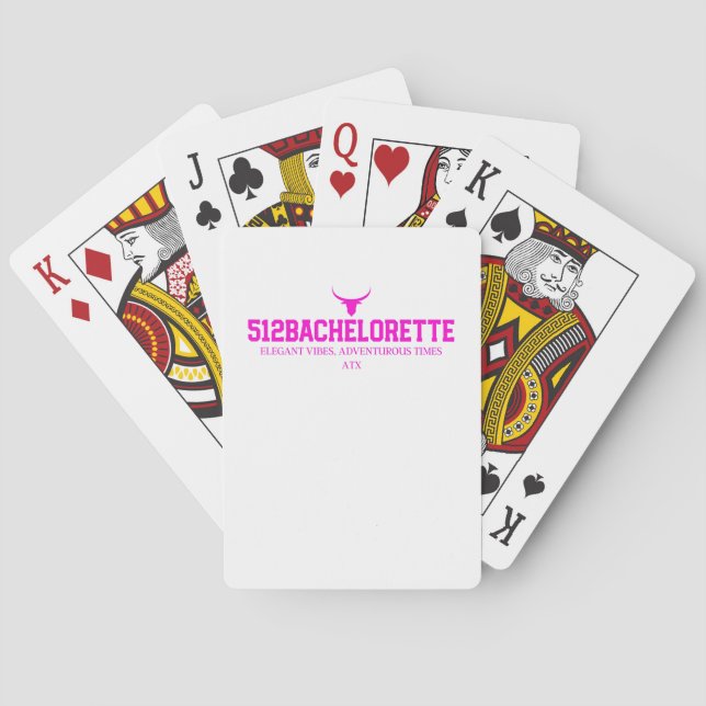 512Bachelorette Kartendecke Spielkarten (Rückseite)