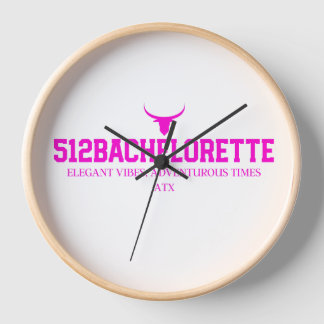 512Bachelorette-Wall-Uhr | Brautparty Uhr