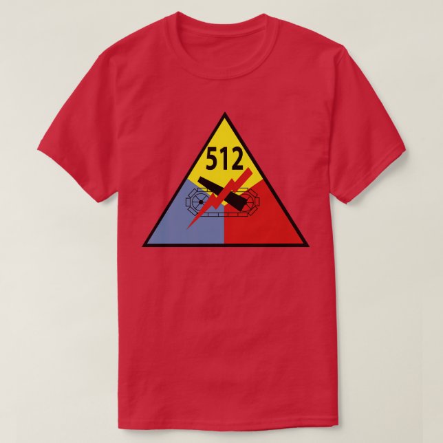 512th Armored Infanterie Battalion X T-Shirt (Design vorne)