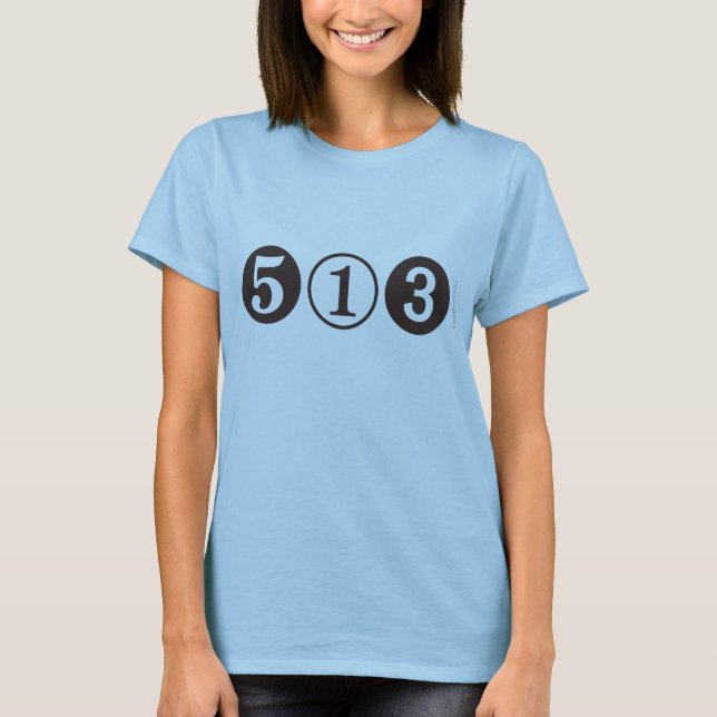 513 Area Code Women's Ringer T - Shirt (Vorderseite)