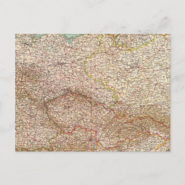 5152 Deutschland, Polen, Tschechoslowakei Postkarte (Vorderseite)