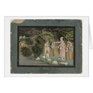51.207/28 Nanda, das Radha fragt, um Krishna hom