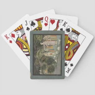 51.207/28 Nanda frage Radha, Krishna hom zu beglei Spielkarten