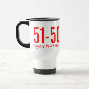 "51-50" lustige Landkreis-Psychologin Reisebecher