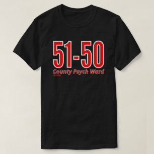 "51-50" lustige Landkreis-Psychologin  T-Shirt