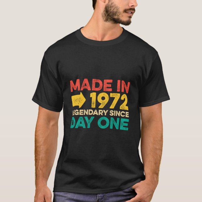 51 Geboren 1972 T-Shirt (Vorderseite)