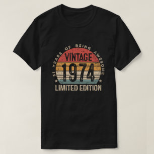 51. Geburtstag 51 Jahre alter Mann Frau Vintage 19 T-Shirt