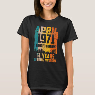 51. Geburtstag 51 Jahre Phantastisch seit April 19 T-Shirt