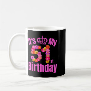 51. Geburtstag Frauen Blumen 51. Geburtstag Kaffeetasse