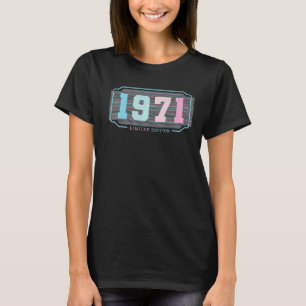 51. Geburtstag Ladys Mens 51 Jahre 1971 22 T-Shirt