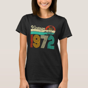 51. Geburtstag Vintag 1972 51 Jahre alte Männer Fr T-Shirt