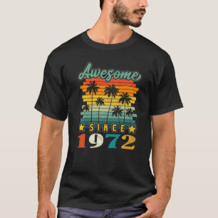 51. Geburtstag Vintag Phantastisch seit 1972 51 Ja T-Shirt