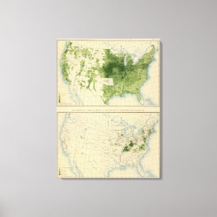 51 Getreide, Tabak 1890 Leinwanddruck