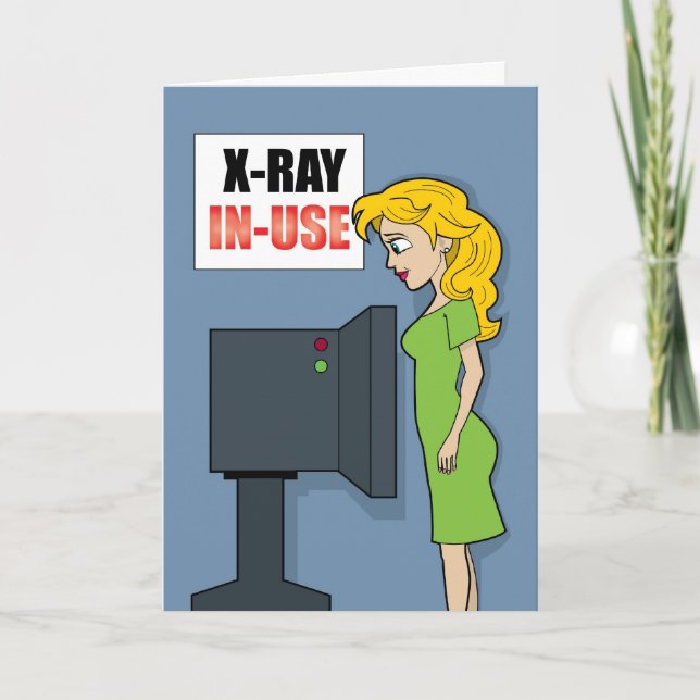 #51 Gut Röntgenstrahlen in Gebrauch Karte (Vorderseite)