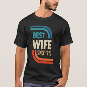 51. Hochzeitstag für ihre beste Ehefrau seit T-Shirt